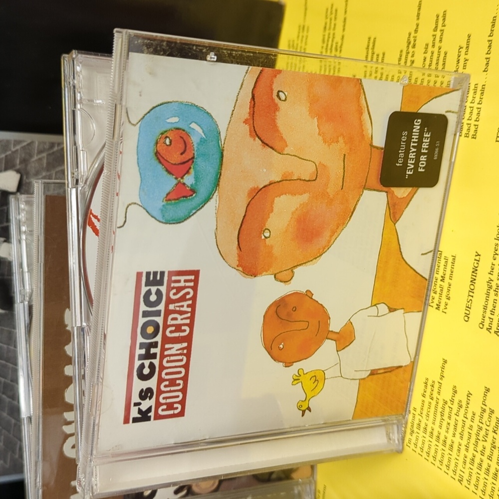 3/$21 🎸 k's CHOICE cocoon crash CD